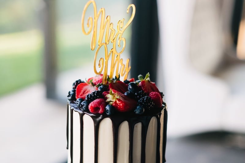 Custom Fondant Wedding Cake with Tasting, Delivery and Setup – Bakeries