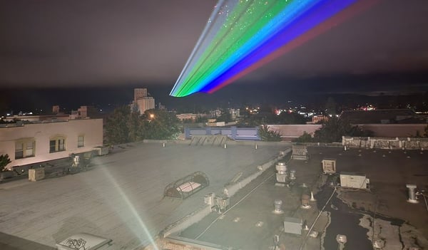 High Power Sky Laser Show Rental for Festivals and Large Events – AV/Tech