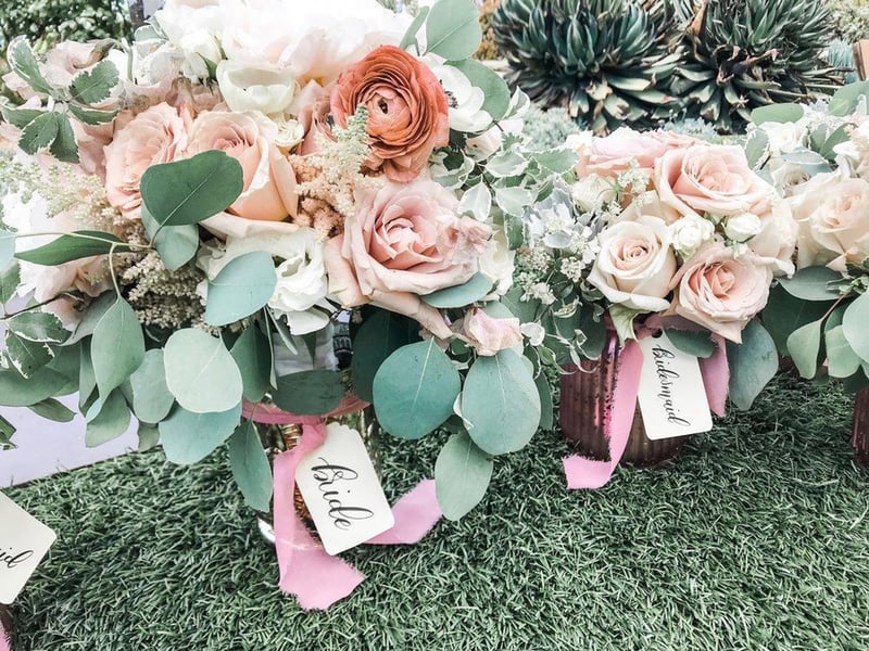Low Floral Centerpieces for Wedding and Event Reception Tables – Florists