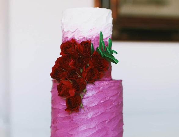 Buttercream Wedding Cake by the Slice for Weddings and Parties – Bakeries