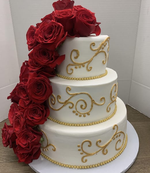 Custom Tiered Wedding Cakes in Buttercream or Fondant by Slice – Bakeries – photo 3