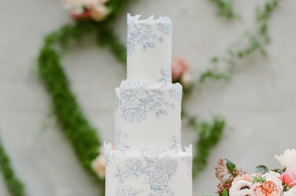 Custom Buttercream Wedding Cake Priced per Slice for Events – Bakeries