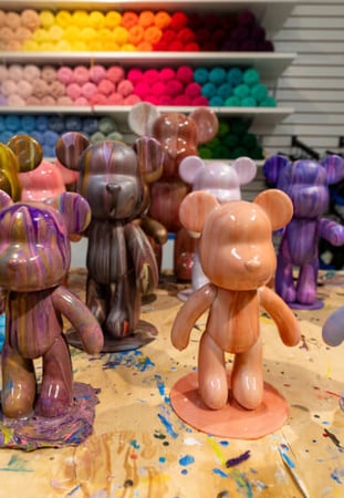 Bearbrick Painting Workshop for Creative Team Building – Experiences in San Jose