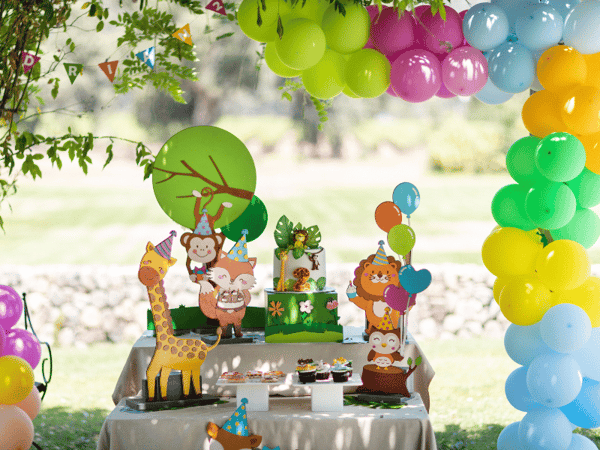 Party Decoration: Jungle Animal Table – Decoration