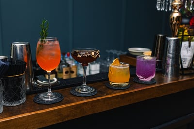 Two Bartender Mobile Bar for Mid-Size Weddings and Events – Bar Services