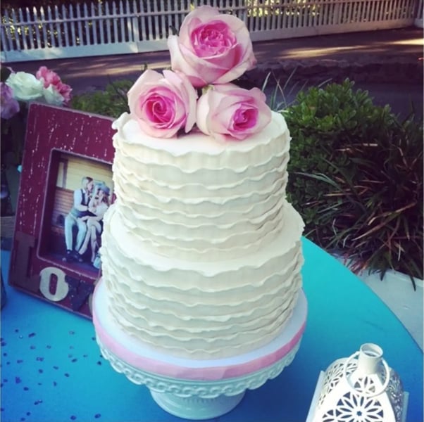 Custom Buttercream Wedding Cake Priced per Slice with Delivery – Bakeries – photo 4