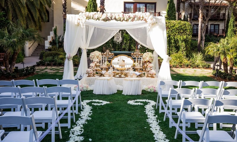 White Wooden Arch Rental for Wedding Ceremonies and Backdrops – Rentals – photo 3