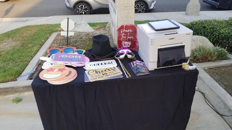 Five-Hour Wedding DJ, MC and Open Air Photo Booth with Prints – DJs
