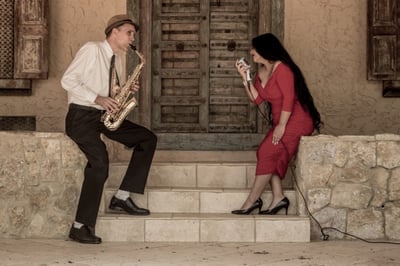 Live Jazz Band for Hire, Swing Duo for Weddings and Events – Bands