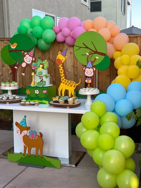 Party Decoration: Jungle Animal Table – Decoration